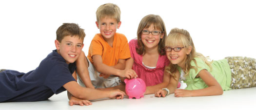 Kids Saving Money